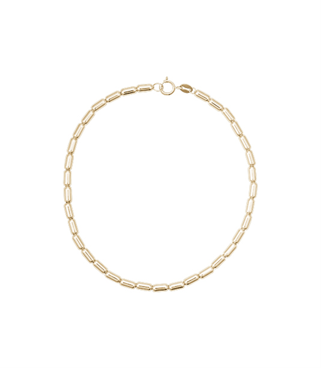 Oval Bead Link Bracelet