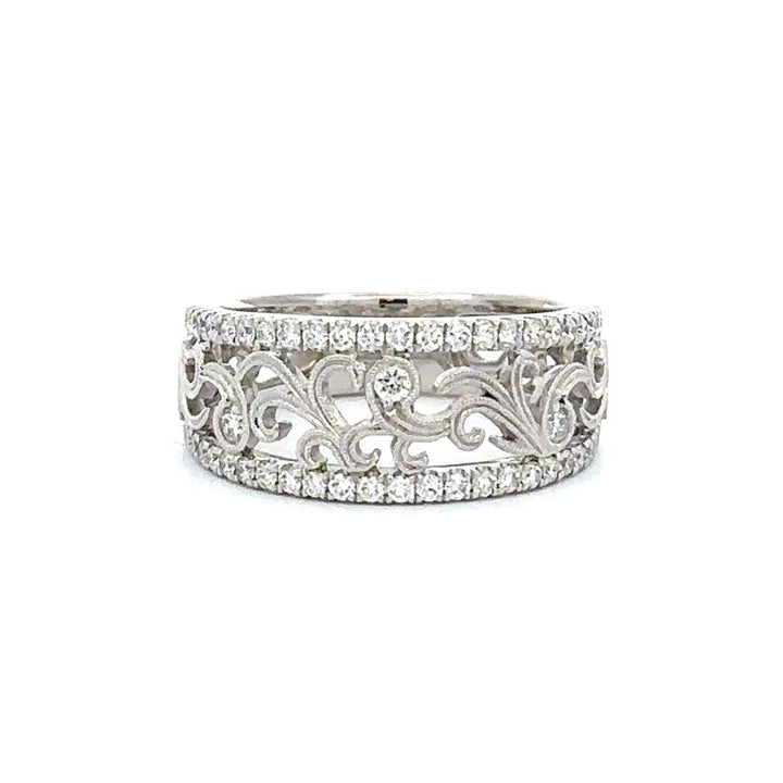 White Gold Simon G. Right Hand Ring