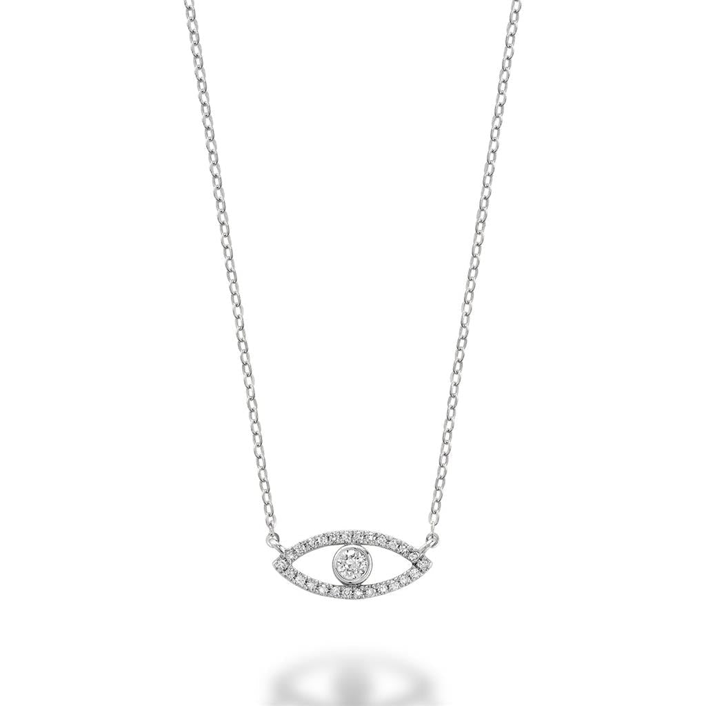 Evil Eye Diamond Pendant - Davidson's Jewellers