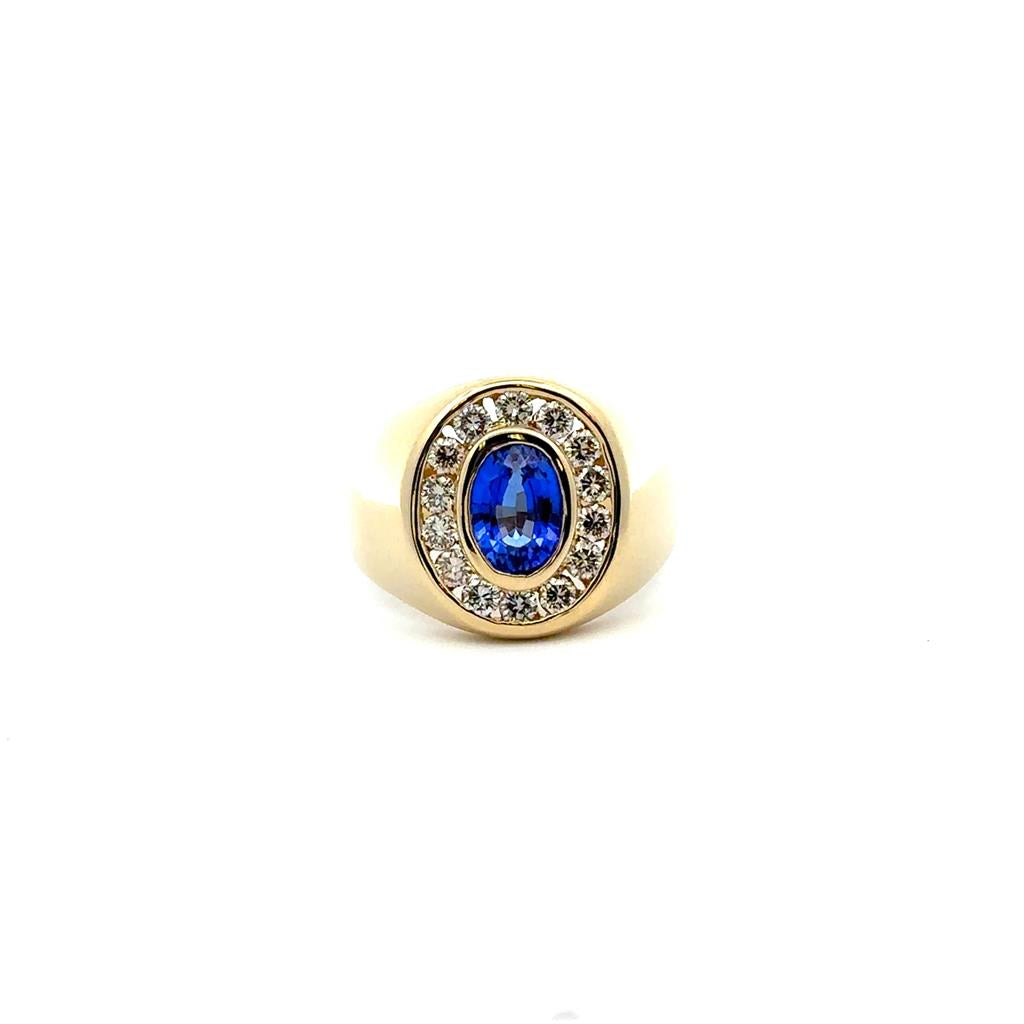 Tanzanite & Diamond Ring