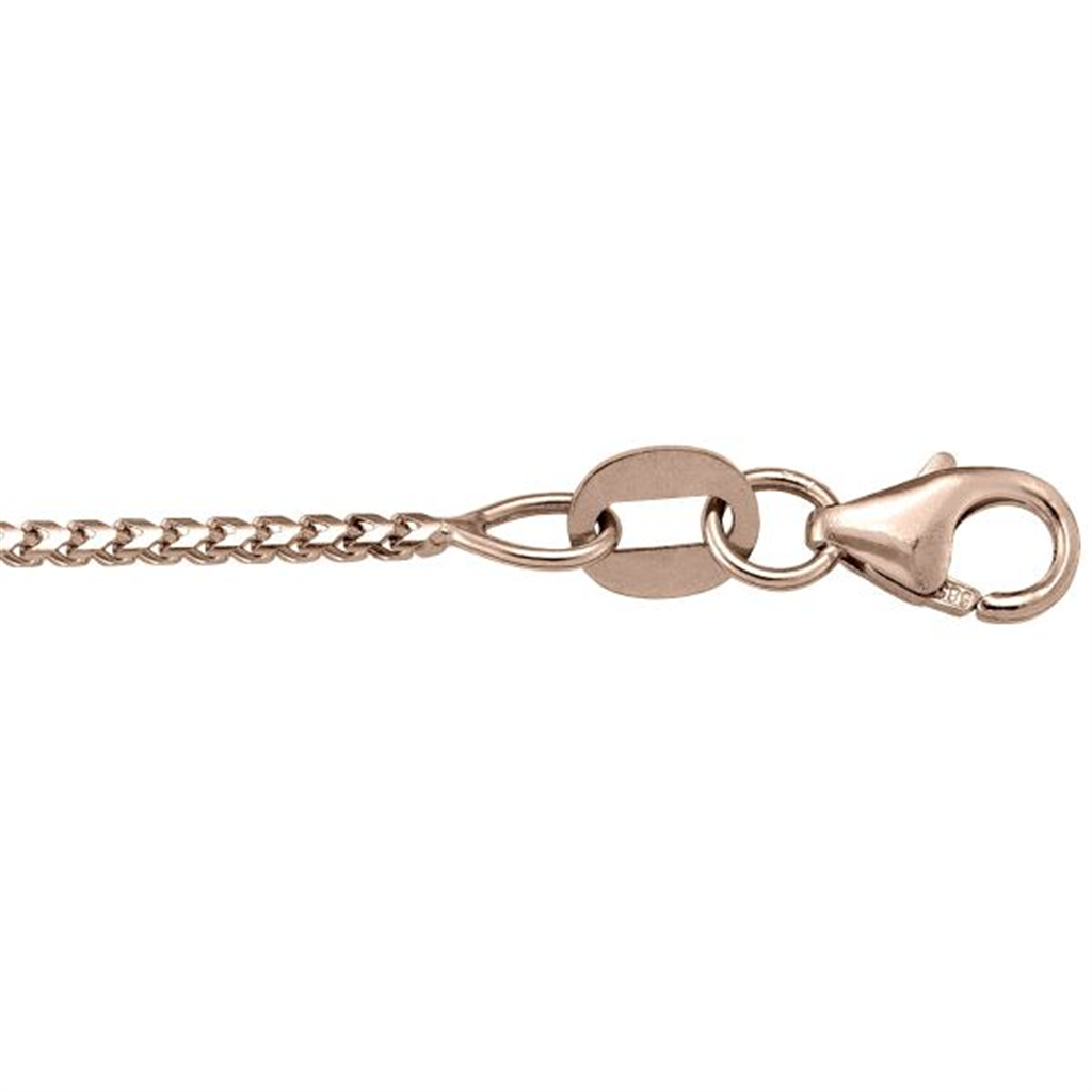Rose Gold Franco Chain - 18 Inches