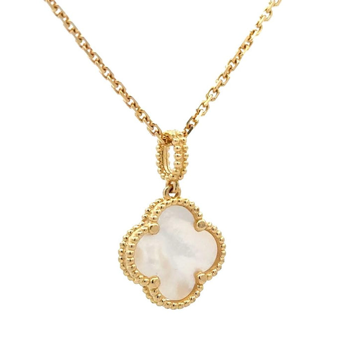 Gold and Mother of Pearl Clover