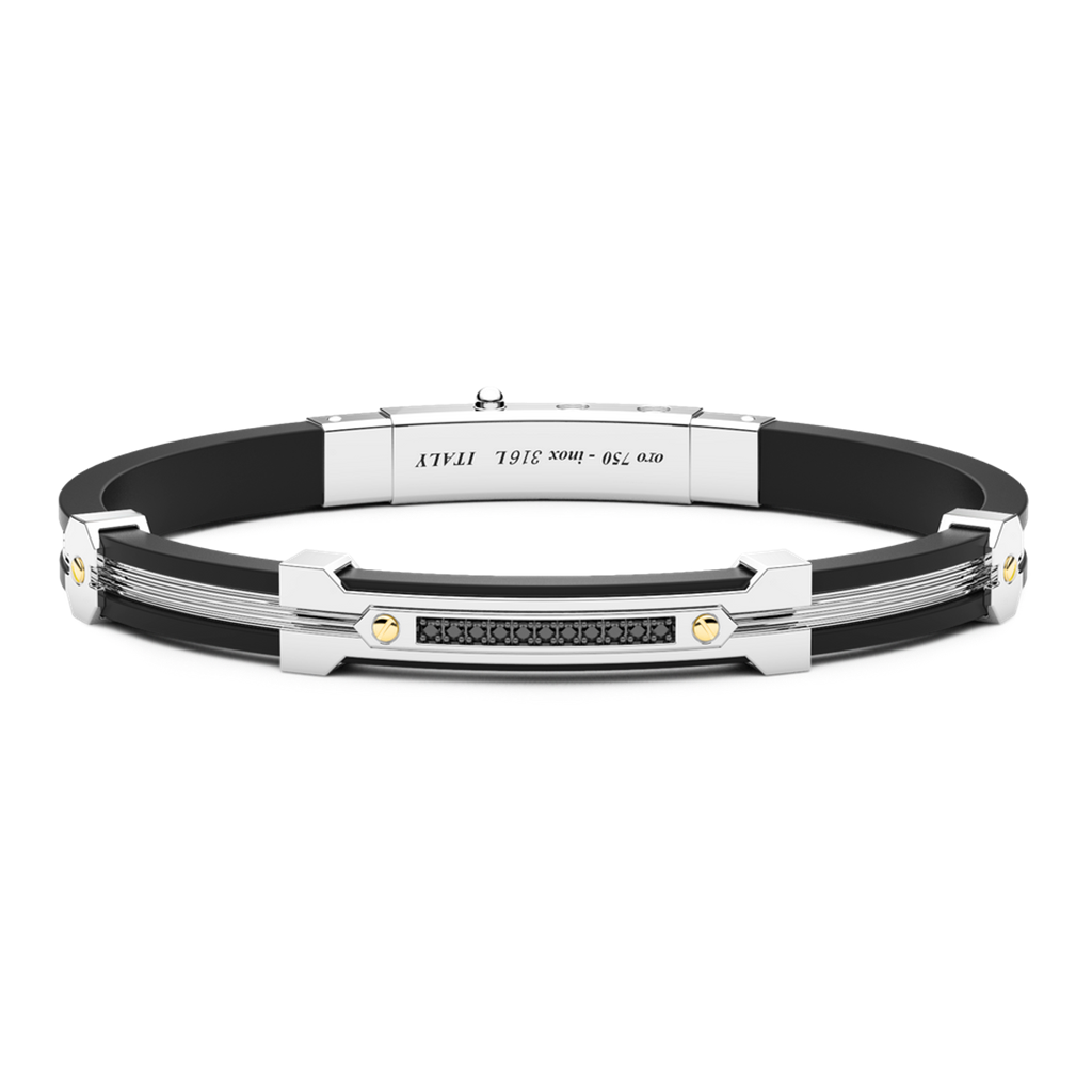 Black Silicone Bracelet