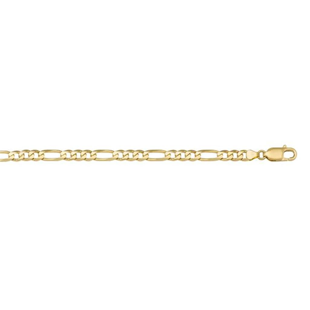 Yellow Gold Figaro Link Bracelet
