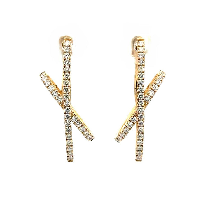 Looped X Earrings
