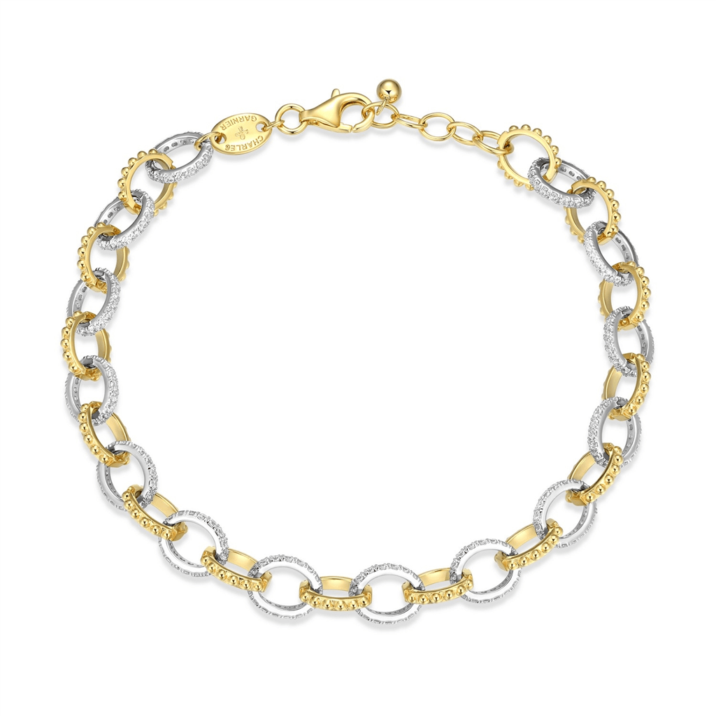 "Fancy Link" Bracelet by Charles Garnier - Davidson's Jewellers