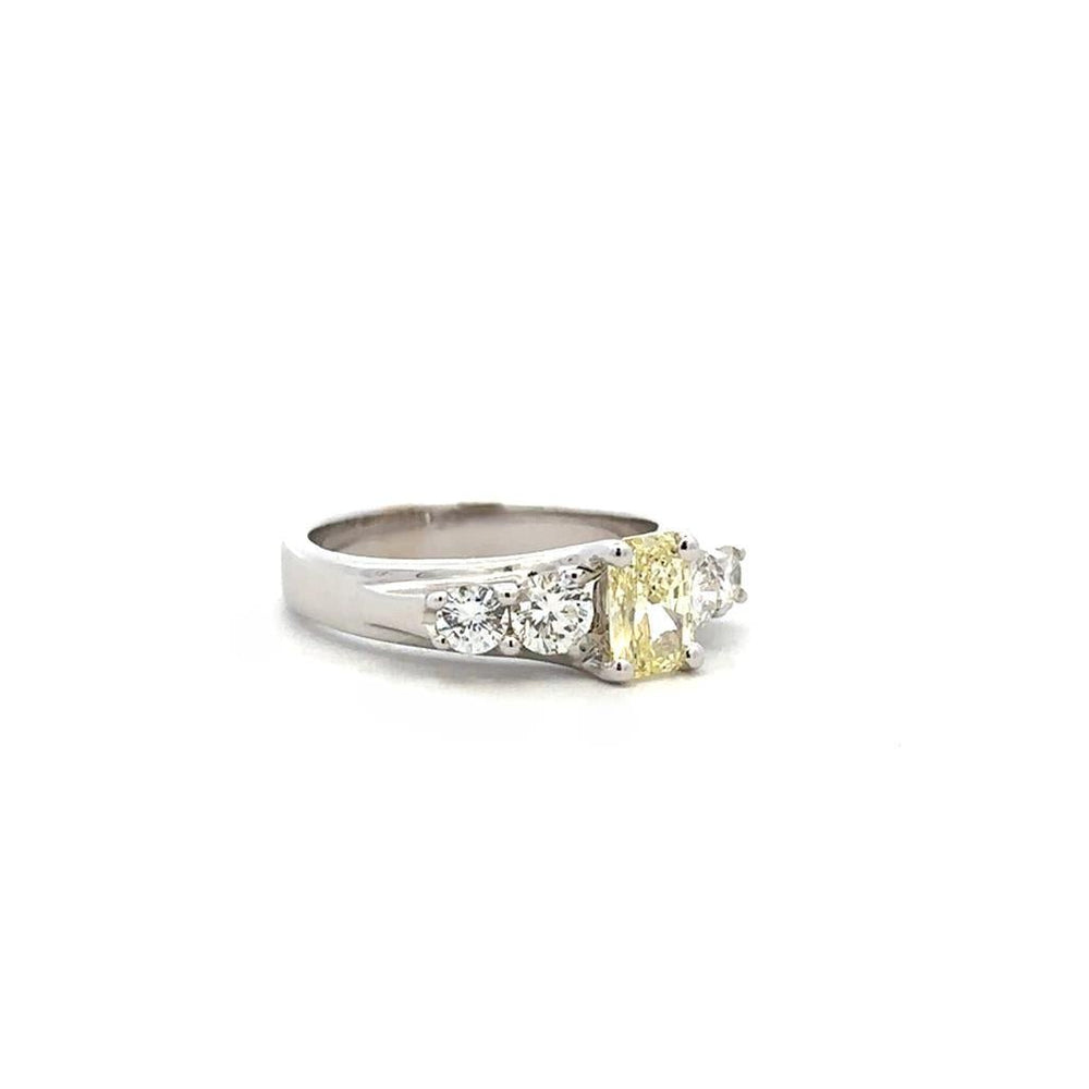Fancy Yellow Diamond Engagement Ring - Davidson's Jewellers