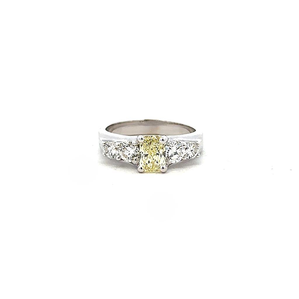 Fancy Yellow Diamond Engagement Ring - Davidson's Jewellers