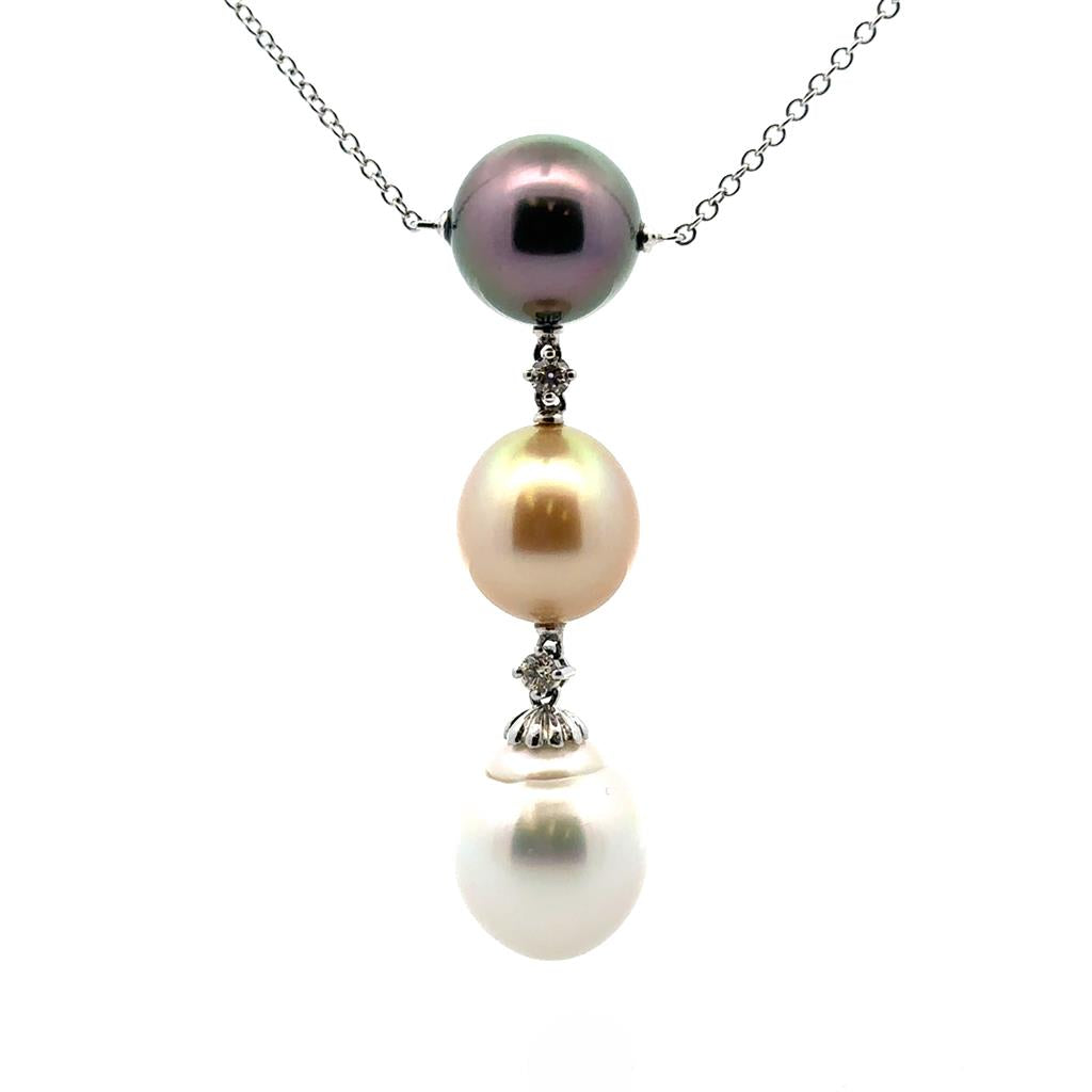 Pearl & Diamond Pendant