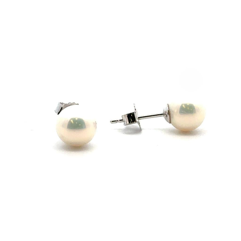 Freshwater Pearl Stud Earrings - 6.5 - 7 mm - Davidson's Jewellers