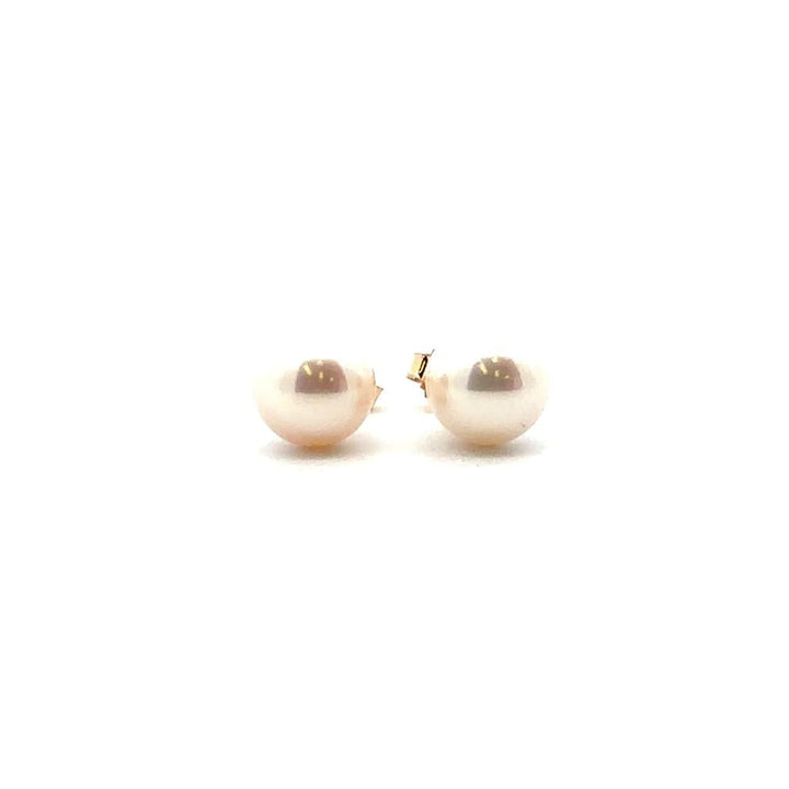 Freshwater Pearl Studs - 8 - 8.5 mm - Davidson's Jewellers