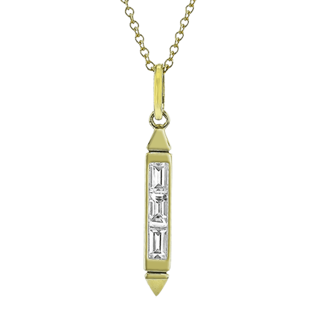 Geometric Diamond Pendant - Davidson's Jewellers