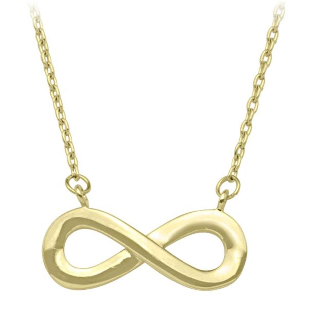 Gold Chain With Stationary Infinity Pendant - Davidson's Jewellers