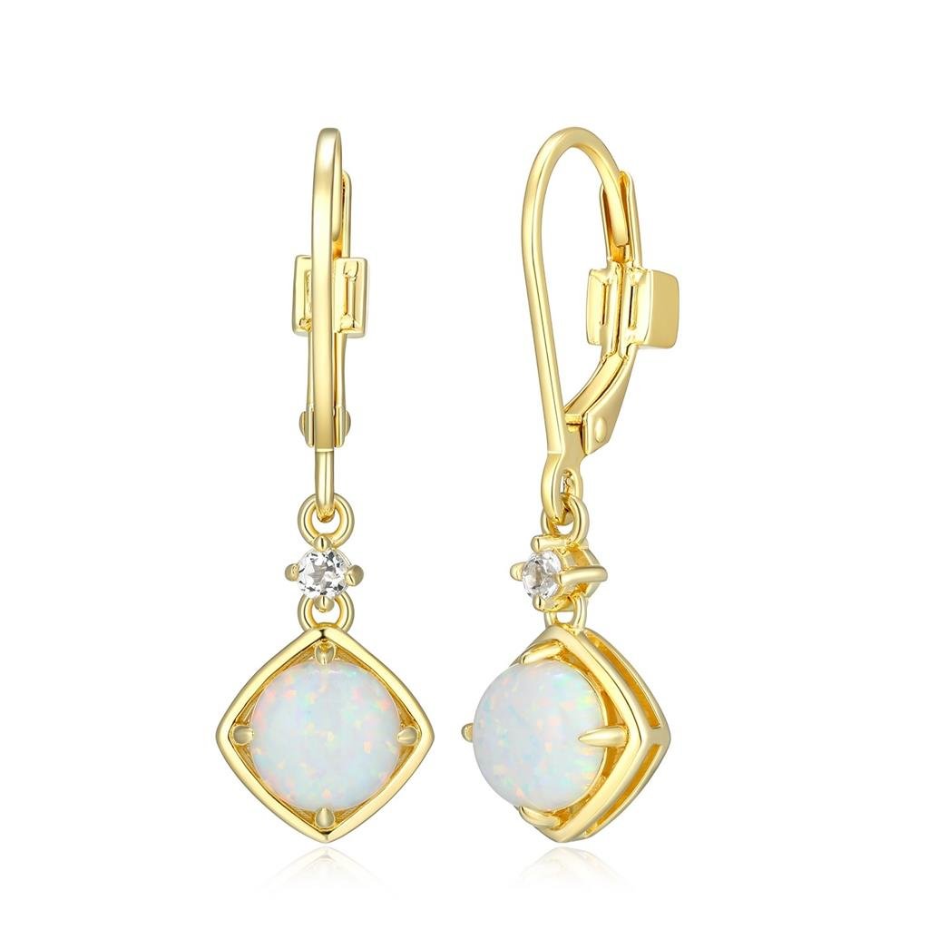 Gold Plated Drop Earrings - Davidson's Jewellers