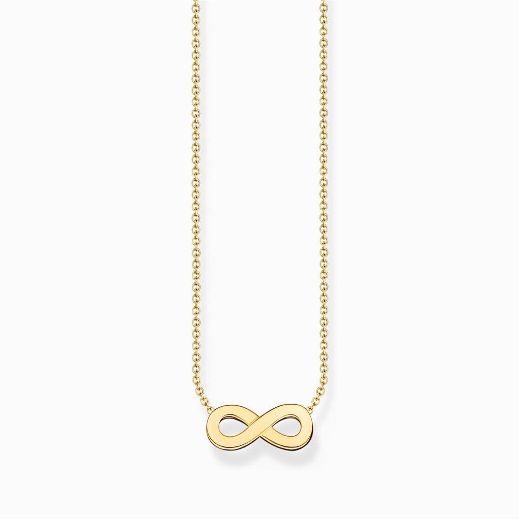 Gold Plated Infinity Necklace - Davidson's Jewellers