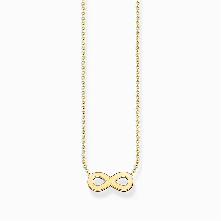 Gold Plated Infinity Necklace - Davidson's Jewellers