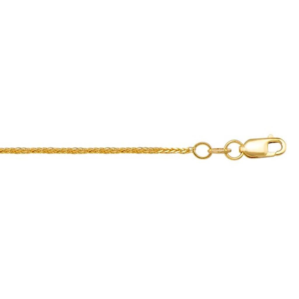 Gold Wheat Chain - 16 Inches - Davidson's Jewellers