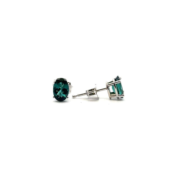 Green Tourmaline Studs - Davidson's Jewellers