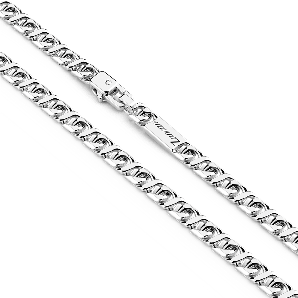 Heavy Flat Curb Chain - 20 Inch - Davidson's Jewellers