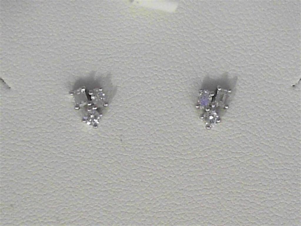 Lab Grown Diamond 3-Stone Earrings - Davidson's Jewellers