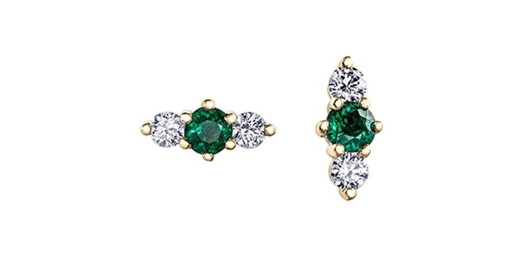 Maple Leaf Diamonds Earrings - Davidson's Jewellers