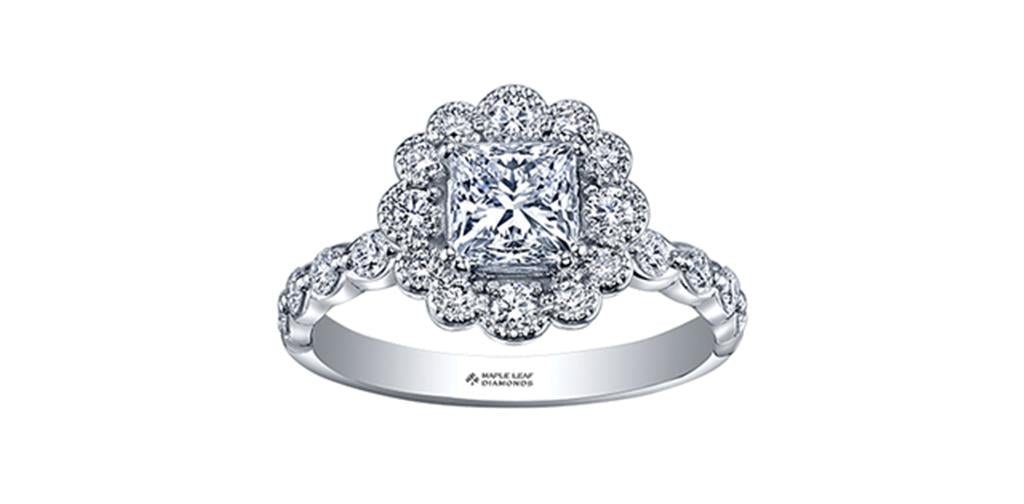 Maple Leaf Diamonds Engagement Ring - Davidson's Jewellers