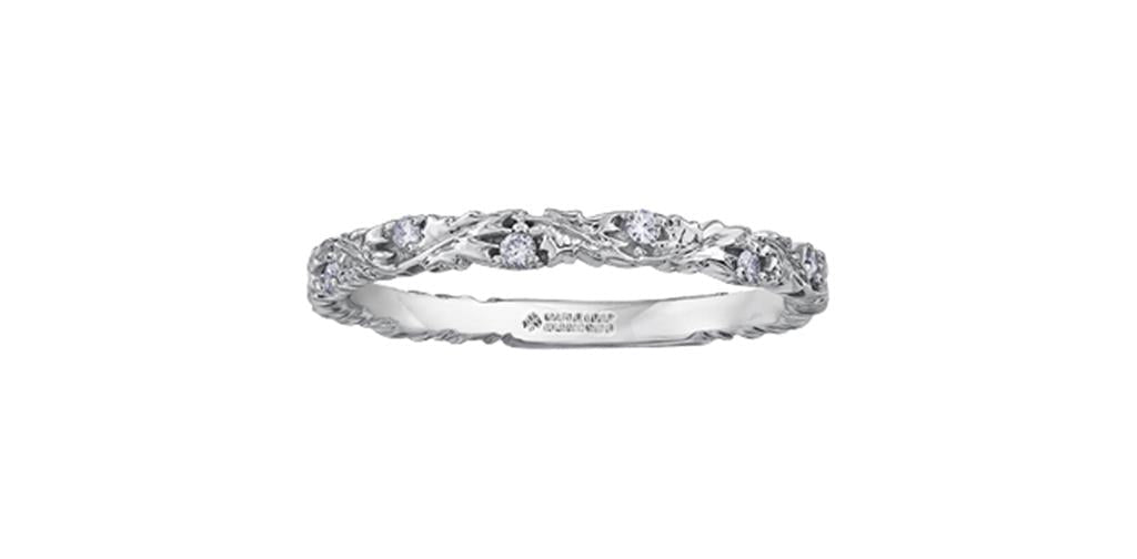 Maple Leaf Diamonds Wedding Band - Davidson's Jewellers