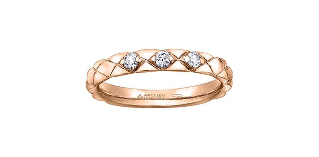 Maple Leaf Diamonds Wedding Band - Davidson's Jewellers