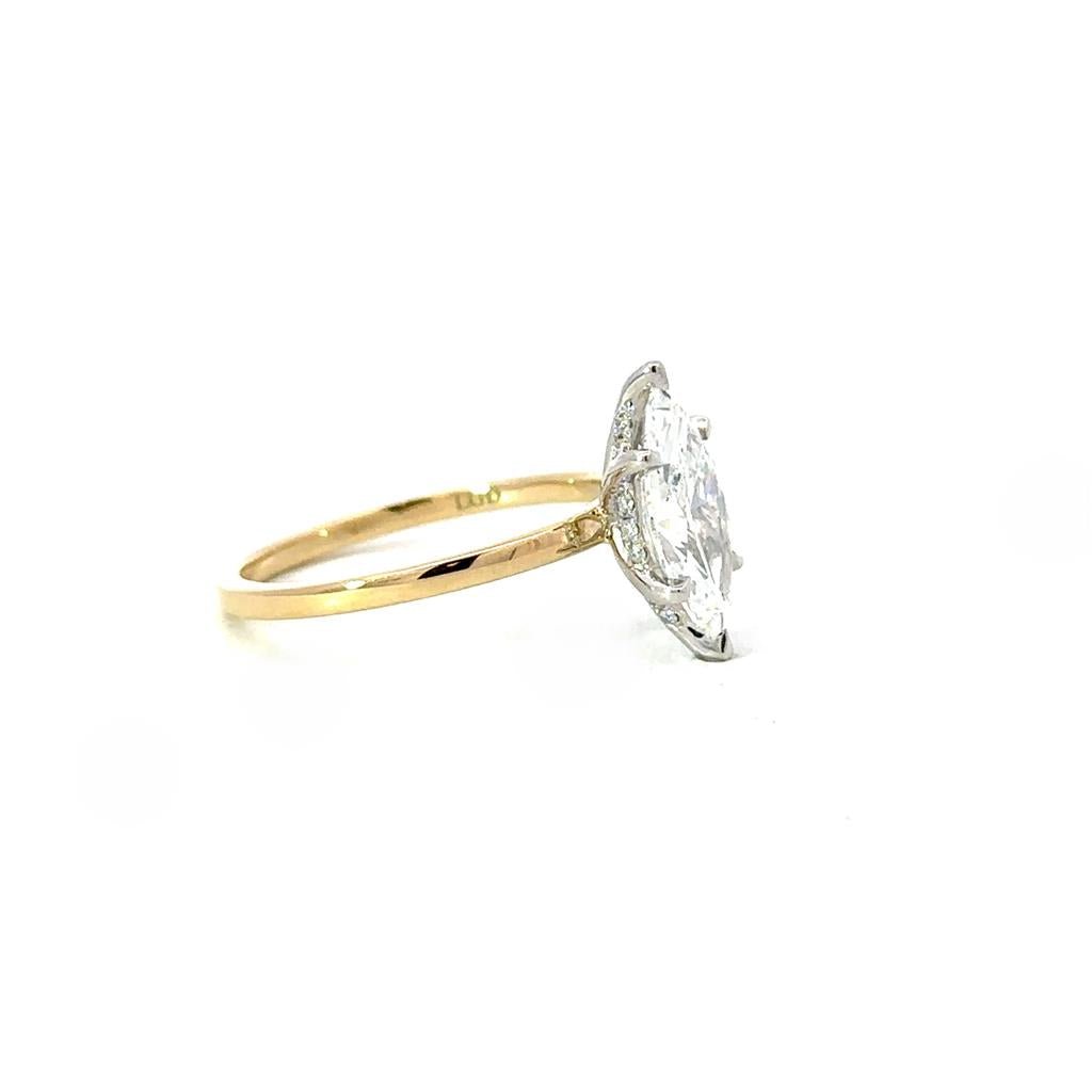Marquise Lab Grown Diamond Engagement Ring - Davidson's Jewellers