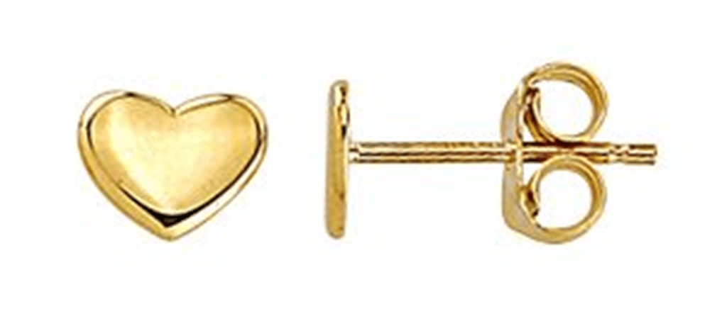 Mini Heart Studs - Davidson's Jewellers