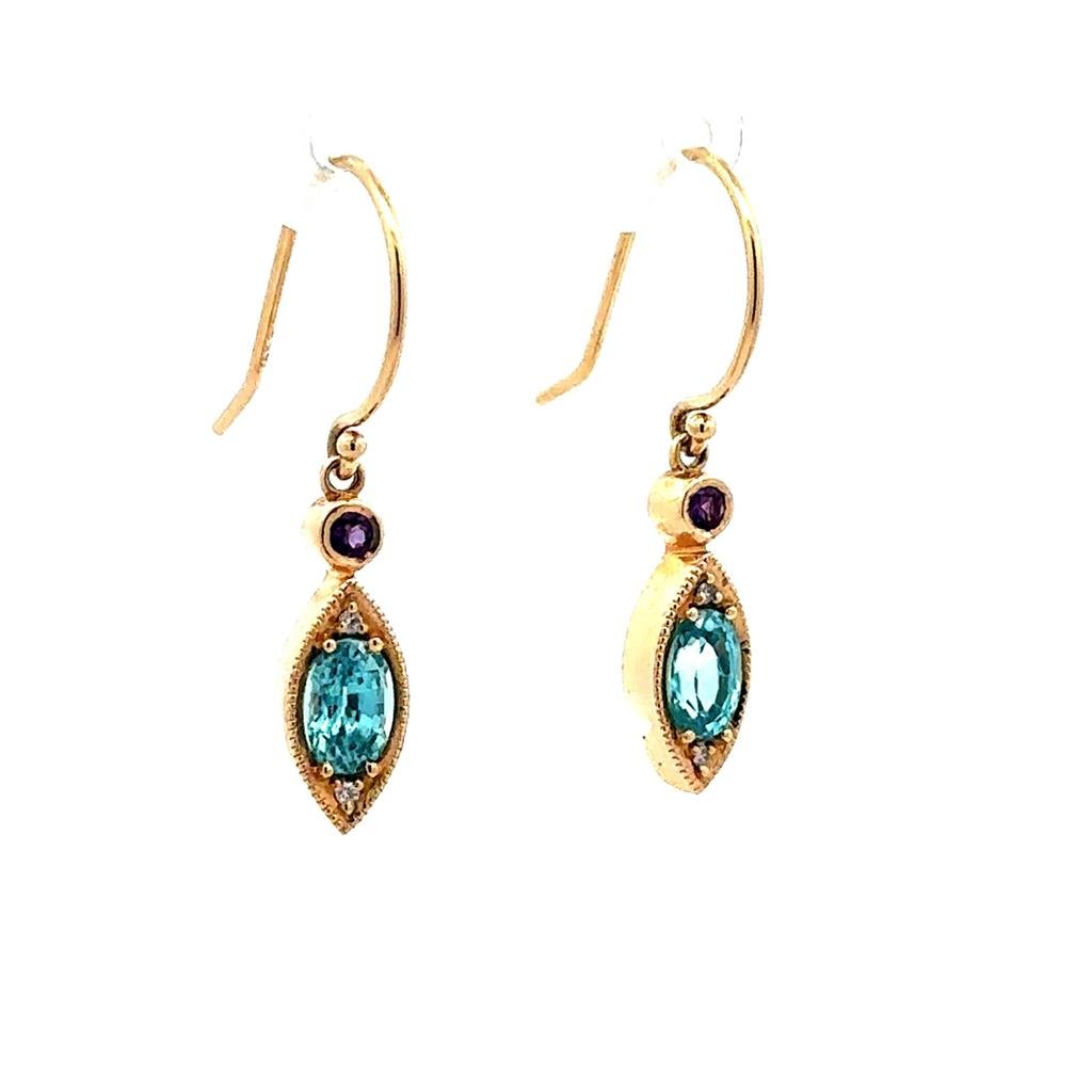 Multi-Colour Drop Earrings - Davidson's Jewellers