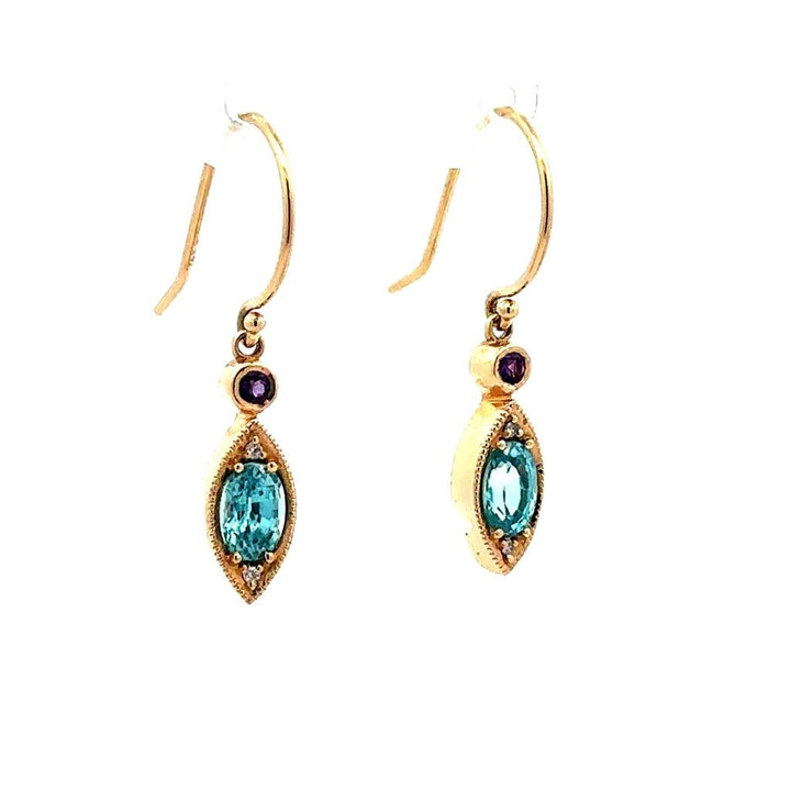 Multi-Colour Drop Earrings - Davidson's Jewellers