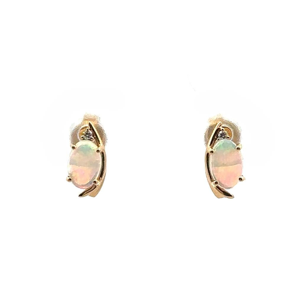 Opal Stud Earrings - Davidson's Jewellers