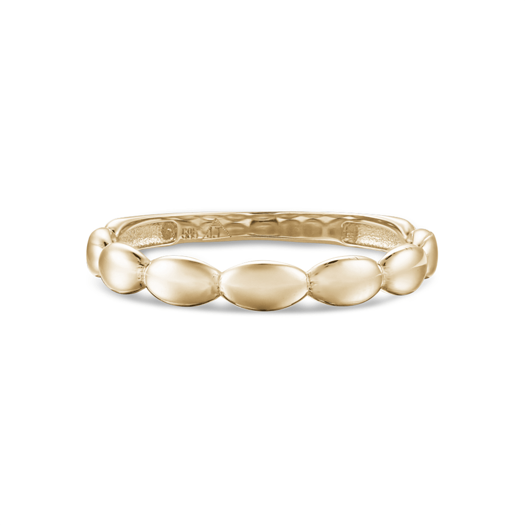 Oval Beaded Ring - Davidson's Jewellers