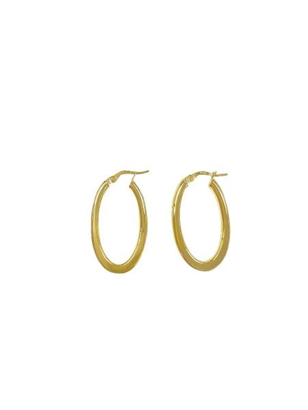 Oval Hoops - 10K - Davidson's Jewellers