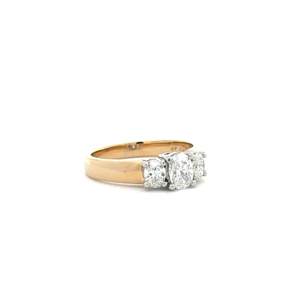 Oval Three - Stone Ring - Davidson's Jewellers