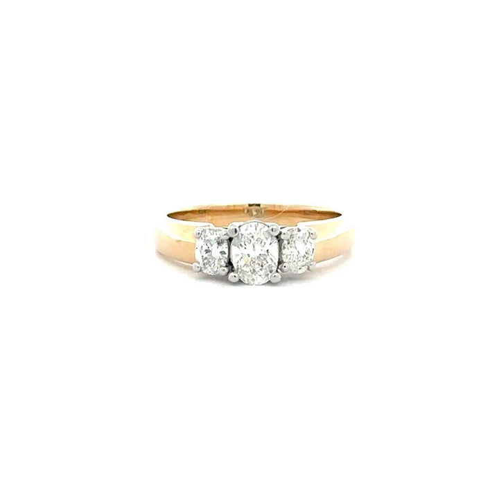 Oval Three - Stone Ring - Davidson's Jewellers