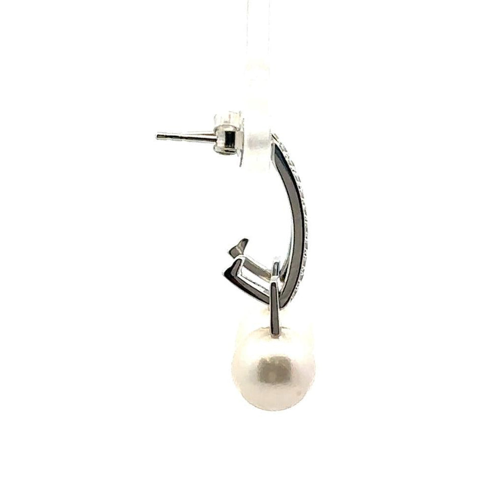 Pearl & Diamond Drops - Davidson's Jewellers