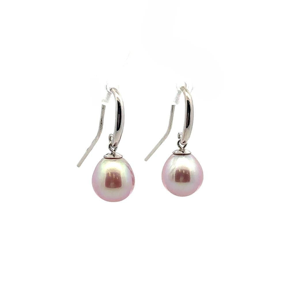 Pink Freshwater Drops - Davidson's Jewellers