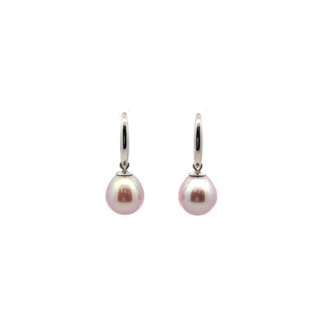 Pink Freshwater Drops - Davidson's Jewellers
