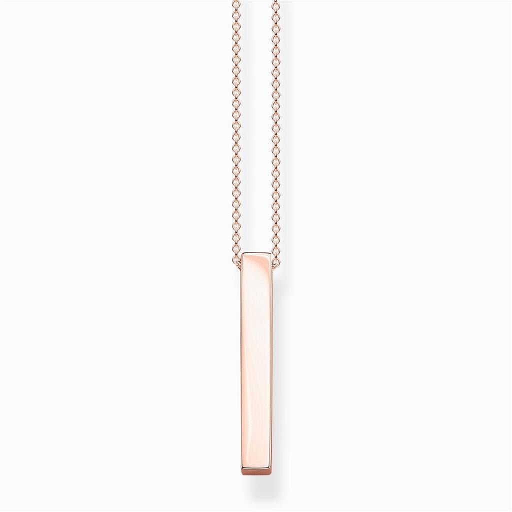 Rose Gold Plated Pendant and Chain - Davidson's Jewellers