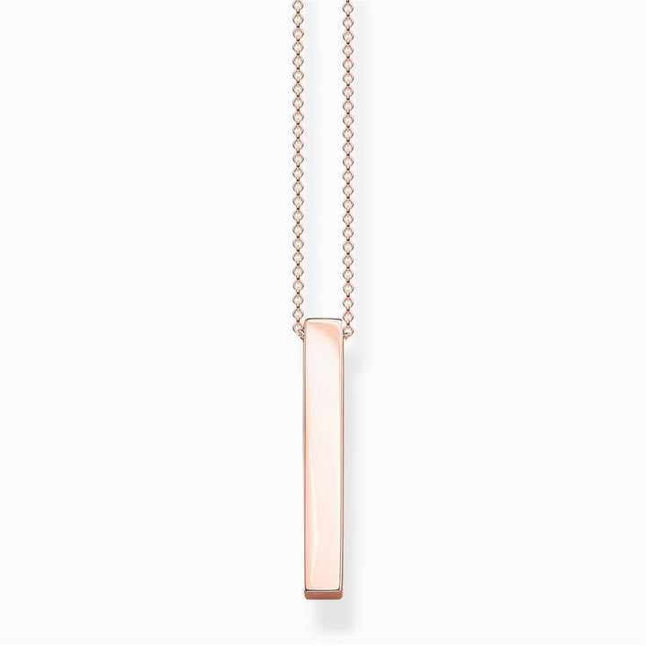 Rose Gold Plated Pendant and Chain - Davidson's Jewellers