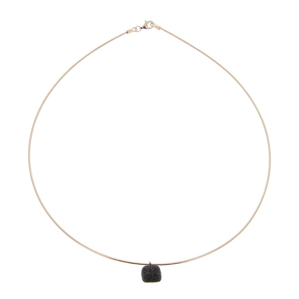 Rose Gold Plated Silver Necklace - Davidson's Jewellers