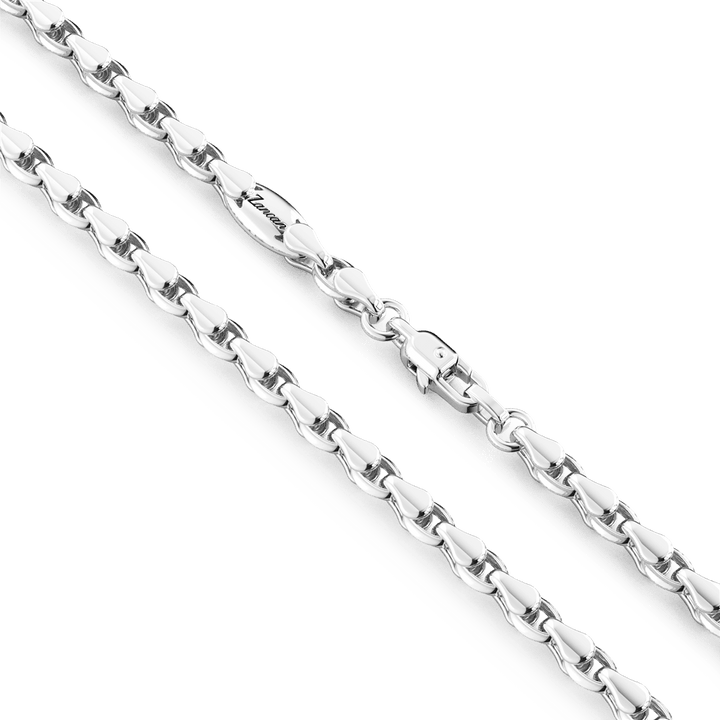 Round Geometric Link Chain - Davidson's Jewellers