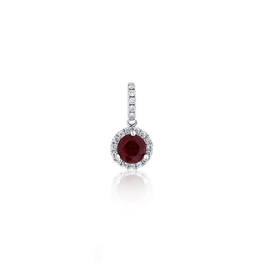 Ruby and Diamond Pendant - Davidson's Jewellers