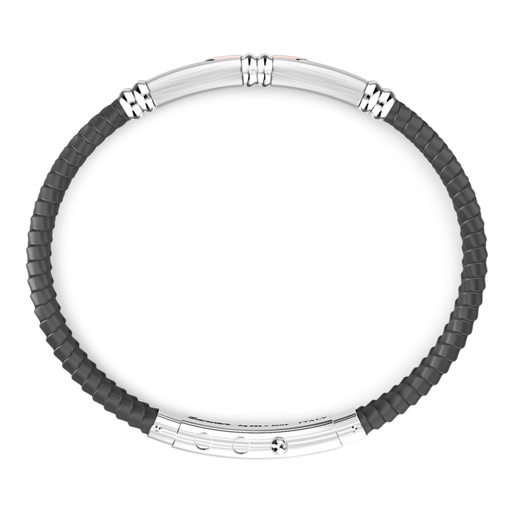 Silicone & Silver Bracelet - Davidson's Jewellers