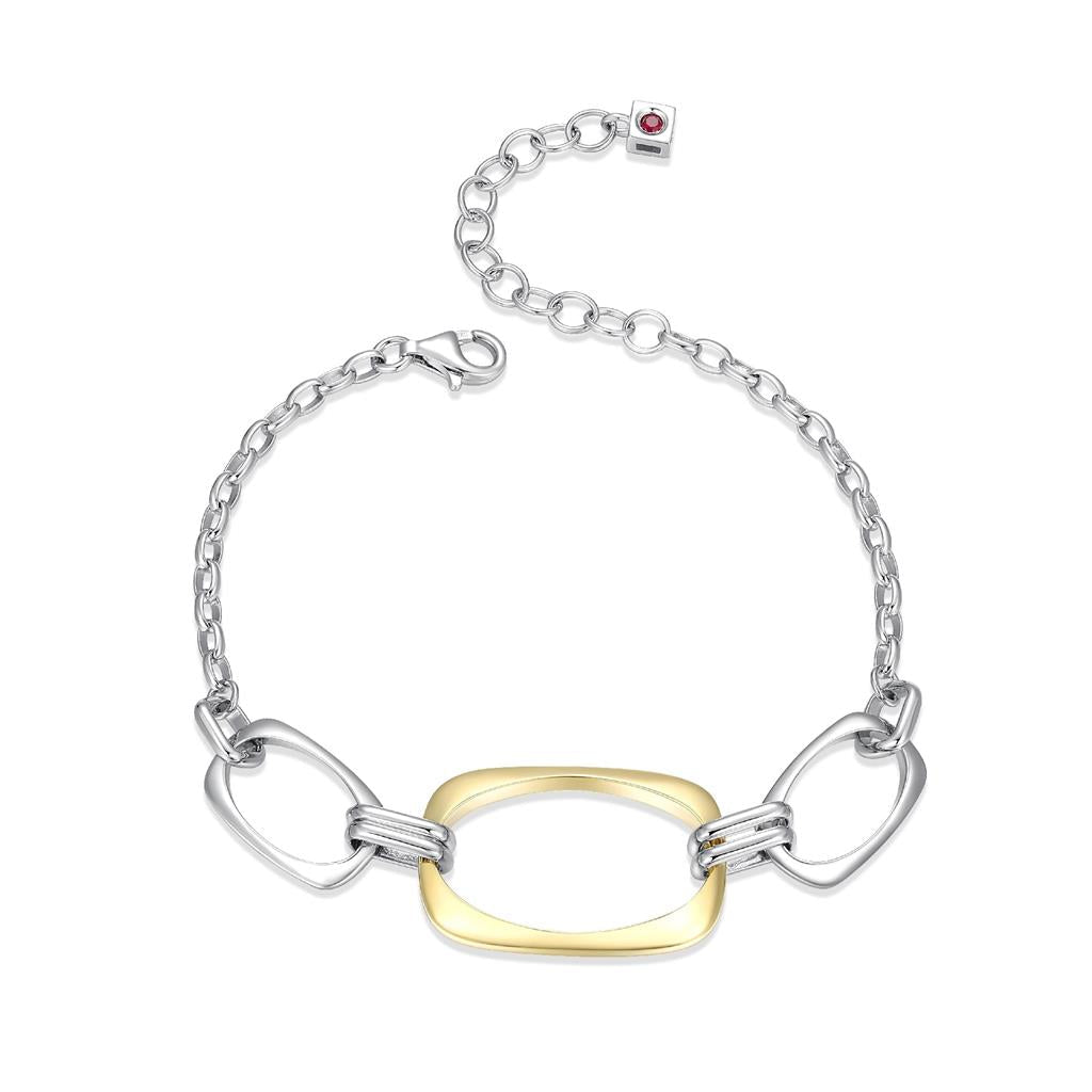 Silver and Gold Plated Bracelet - Davidson's Jewellers