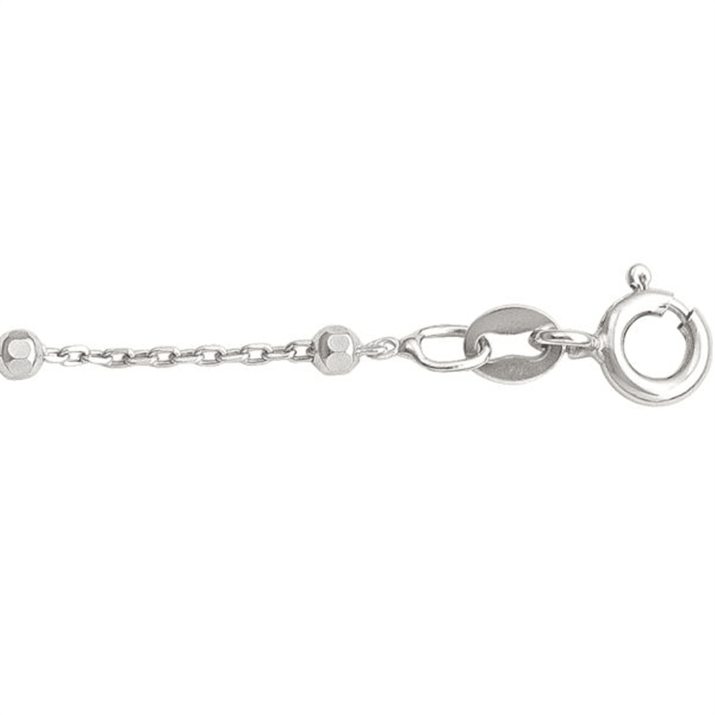 Silver Bead Chain - 18 Inches - Davidson's Jewellers