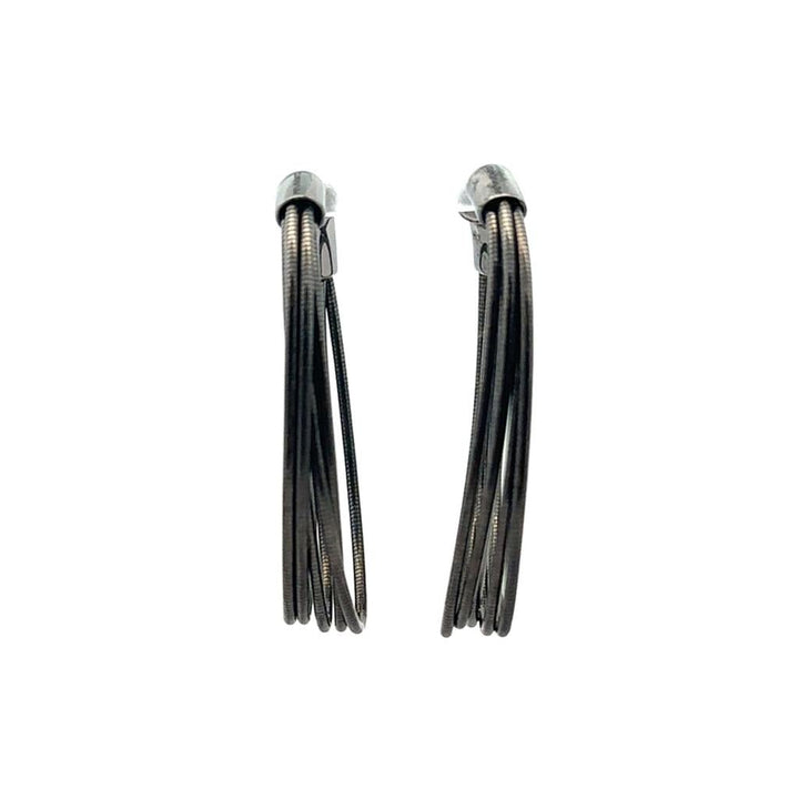 Silver Multi - Strand Hoops - Davidson's Jewellers