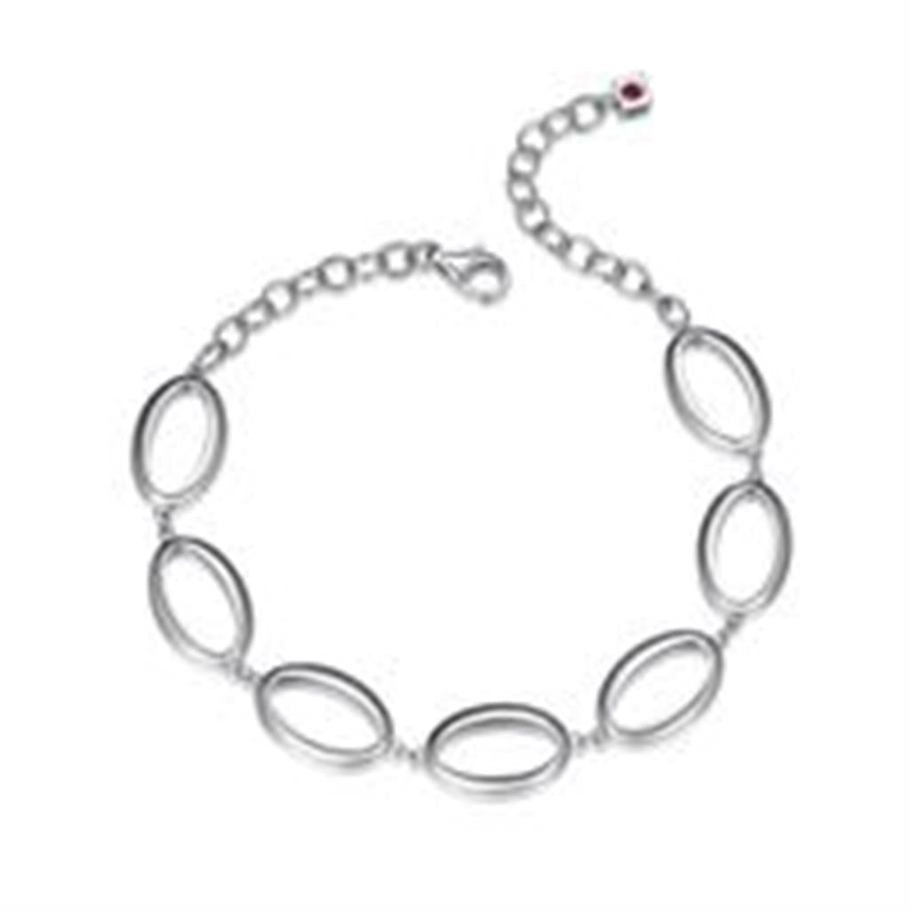 Silver Oval Link Bracelet - Davidson's Jewellers